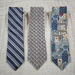 Silk Neckties(3), Van Huesen,Bill Blass, and‎ Calvin Klein Ties (Can seperate)